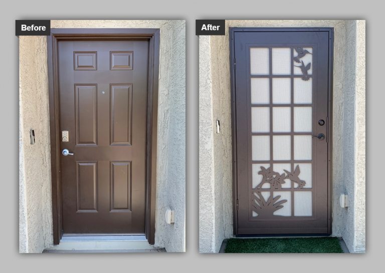 Tucson Security Screen Doors Installation ENHANCE openings