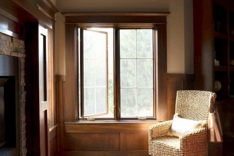 casement windows in house